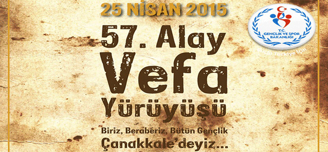 57.Alay Vefa Yürüyüşü