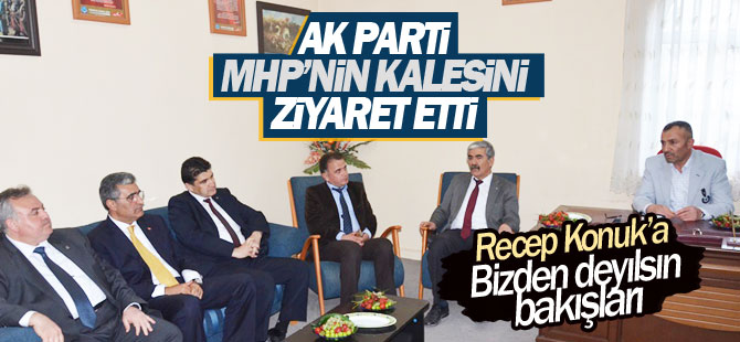 AK Parti adayları Kamu-sen'i ziyaret etti.