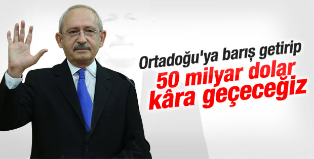 Kılıçdaroğlu: Barış bize 50 milyar dolar kazandıracak