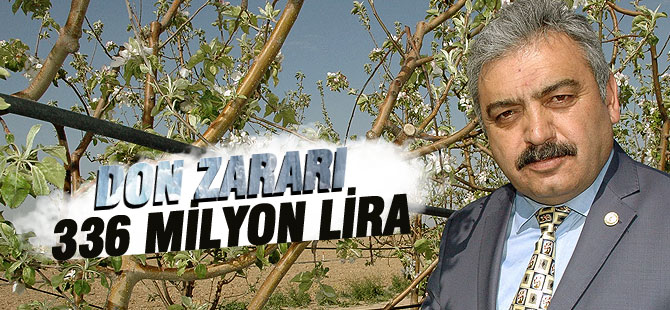 Karaman’da Don Zararı 336 Milyon Lira