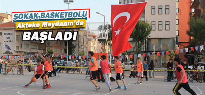 Karaman’da Sokak Basketbolu Heyecanı Başladı