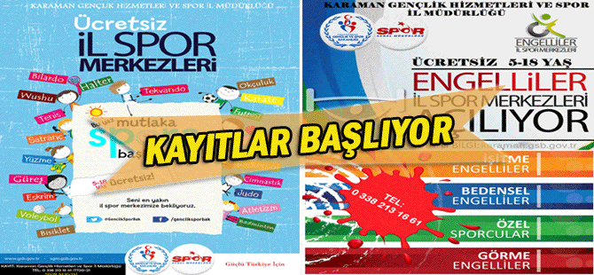 Karaman’da Ücretsiz Yaz Spor Okulları Başlıyor