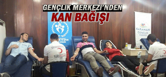 Gençlik Merkezi’nden Kan Bağışı Kampanyası