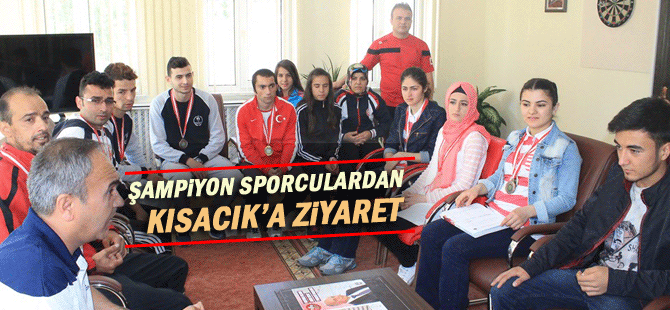 Şampiyon Sporculardan Kısacık’a Ziyaret