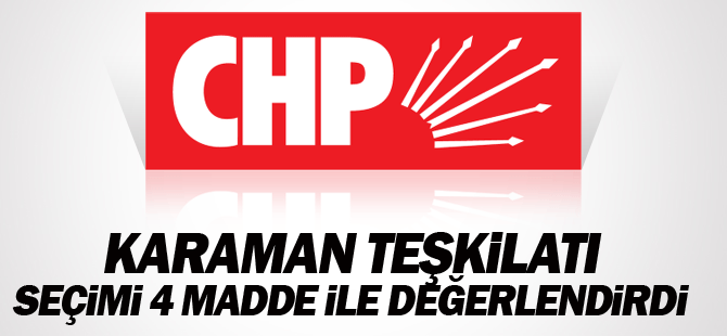 CHP; Demokrasilerde Son Sözü Sandık Söyler