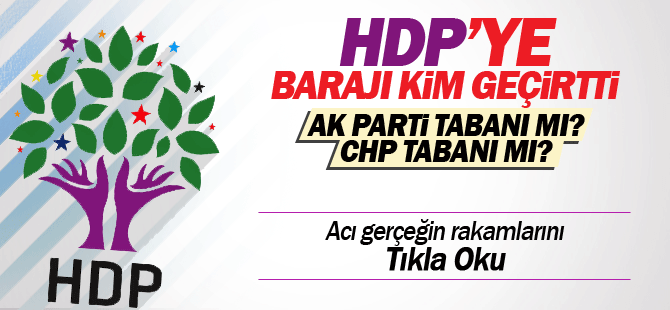 HDP kimin oylarıyla barajı geçti