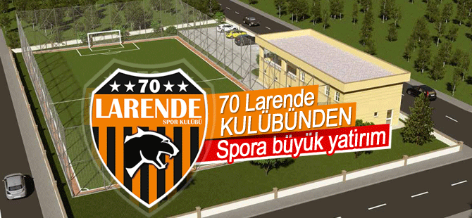 70 Larende Spor’dan Karaman’a Futbol Sahası