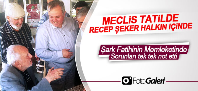 Recep Şeker, Kazım Karabekir halkını ziyaret etti