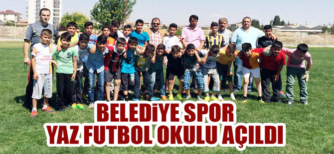 Belediye Spor Yaz Futbol Okulu Açıldı