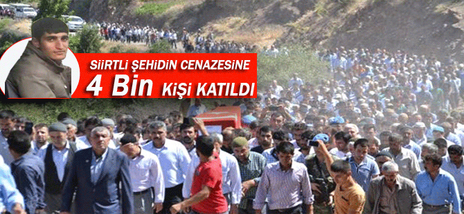 Siirtli Şehidi 4 Bin Kişi Kürtçe Ağıtlarla Uğurladı