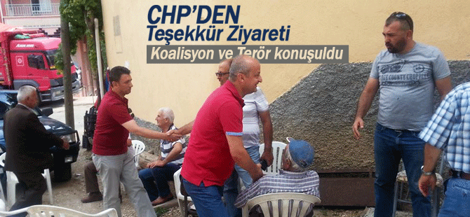 CHP'den Teşekkür Ziyareti