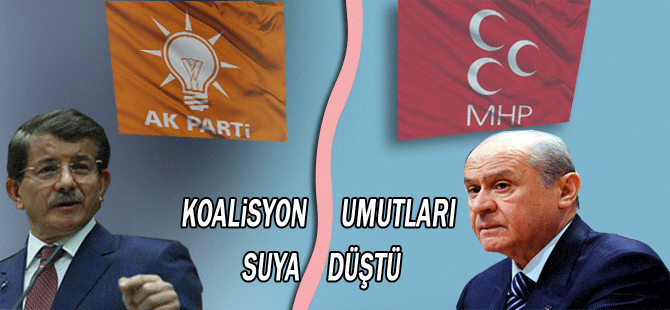 AK Parti - MHP koalisyon görüşmesinde sonuç çıkmadı