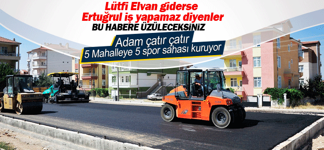 5 Mahalleye 5 Spor sahasi