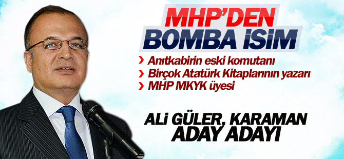 Ali Güler MHP Karaman aday adayı