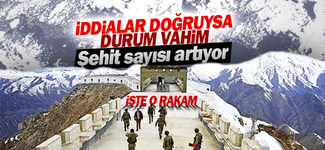 Dağlıca'da şehit sayısı artıyor