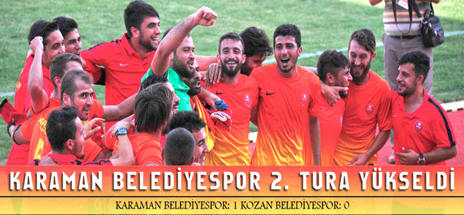 Karaman Belediyespor 2. Tura Yükseldi