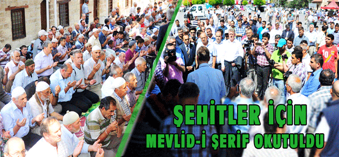 Karaman’da Şehitler İçin Mevlid-İ Şerif Okutuldu