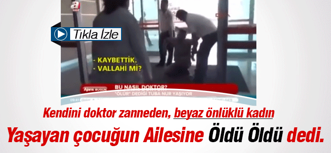 Karaman'da doktor kızın öldü deyince baba fenalık geçirdi