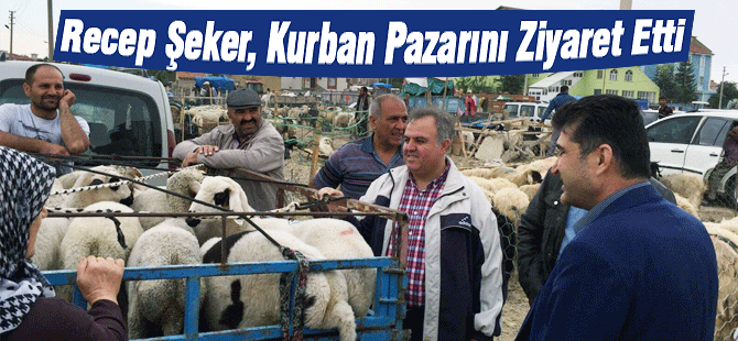 Recep Şeker, Kurban Pazarını Gezdi