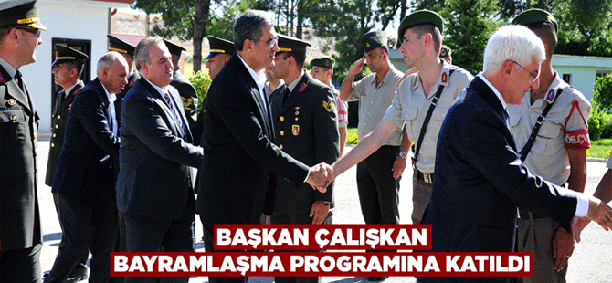 Başkan Çalışkan Bayramlaşma Programına Katıldı