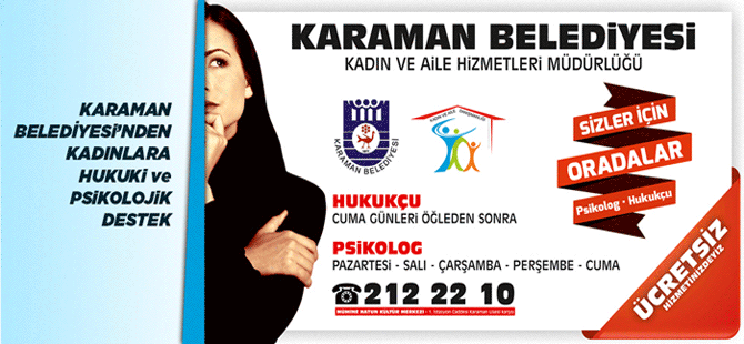 Belediye’den Hanımlara Psikolojik Ve Hukukî Destek