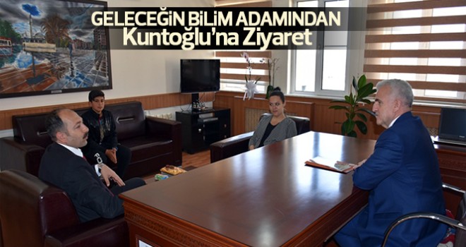 Geleceğin Bilim Adamından Kuntoğlu’na Ziyaret