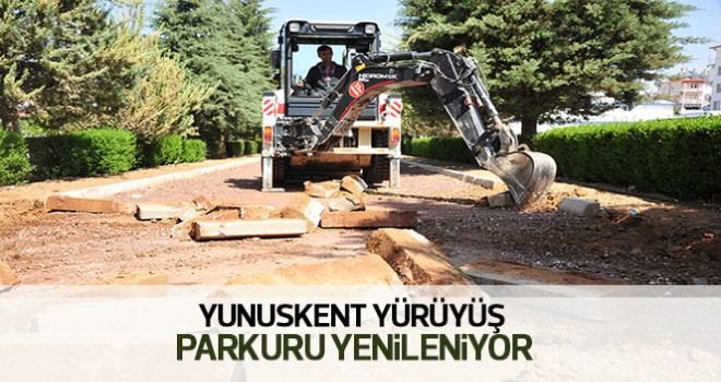 Yunuskent Yürüyüş Parkuru Yenileniyor