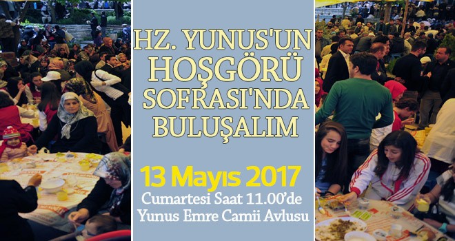 Hz. Yunus'un Hoşgörü Sofrası'nda Buluşalım