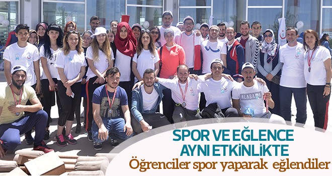 Öğrenciler Hem Eğlendi Hem De Spor Yaptı