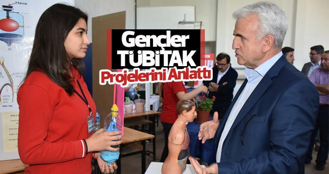 Gençler TÜBİTAK Projelerini Anlattı