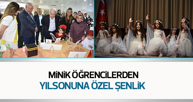 Minik Öğrencilerden Yılsonuna Özel Şenlik