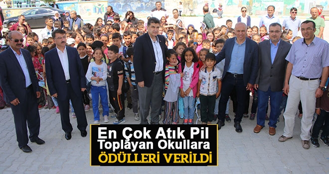 Atık Pil Toplama Yarışmasında Okullara Ödülleri Verildi