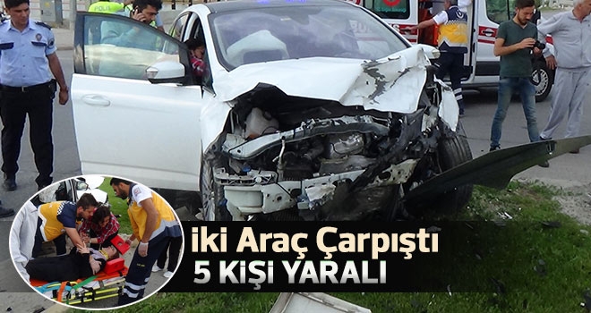 Karaman’da trafik kazası: 5 yaralı