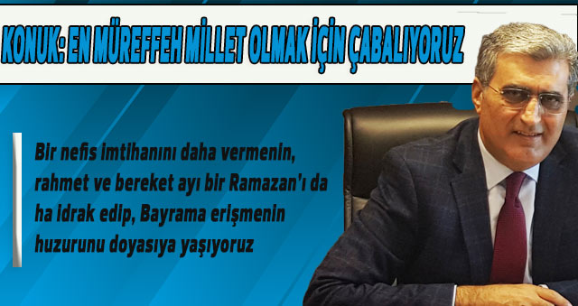 Recep Konuk, Ramazan Bayramı dolayısıyla bir mesaj yayınladı