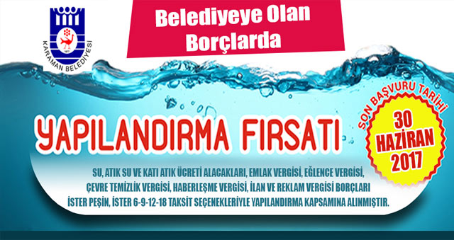 YENİDEN YAPILANDIRMADA SON GÜN 30 HAZİRAN