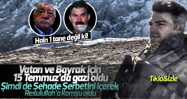 Şehid 15 Temmuz'da da kolunu kırmış