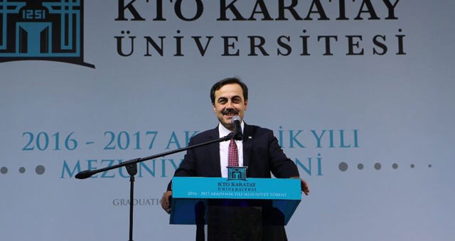 KTO Karatay Üniversitesi 2016-2017 akademik yılı mezunlarını verdi