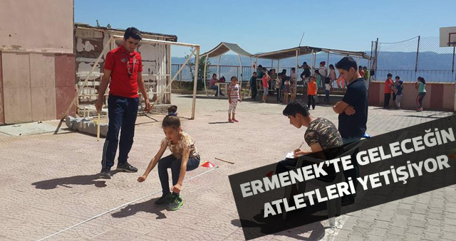 ERMENEK’TE GELECEĞİN ATLETLERİ YETİŞİYOR