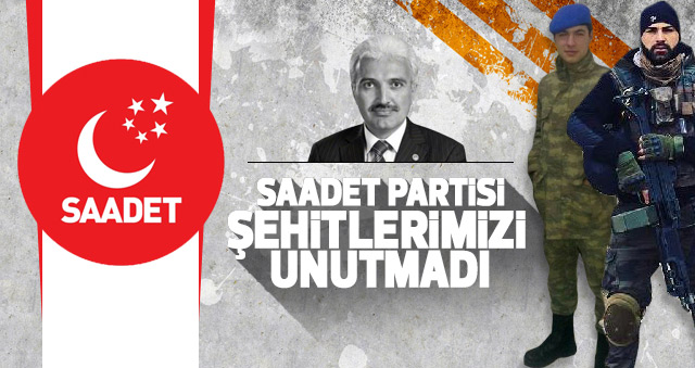 Saadet Partisinden Şehitlerimiz için Mevlid programı