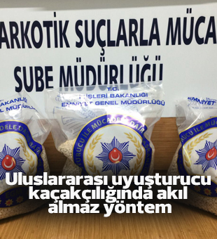 Uluslararası Uyuşturucu Kaçakçılığında Akıl Almaz Yöntem