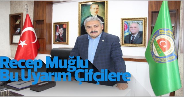 Muğludan Çiftçilere Dolandırılmayın Uyarısı