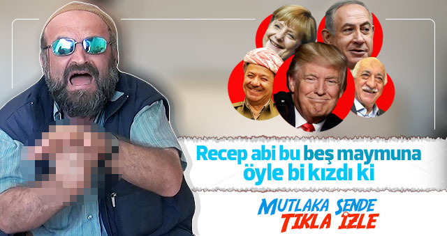 Recep Armutlu çok fena kızdı