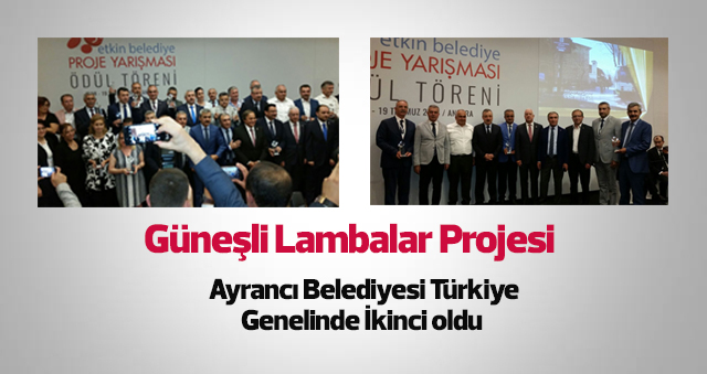 Ayrancı Belediyesi Türkiye Genelinde İkinci oldu