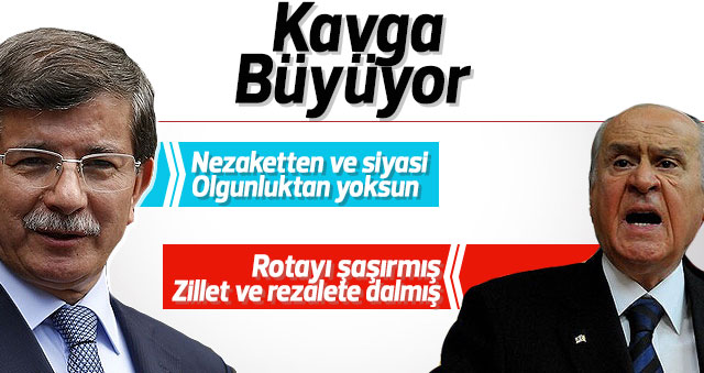MHP’den Ahmet Davutoğlu’na aynı sertlikte cevap