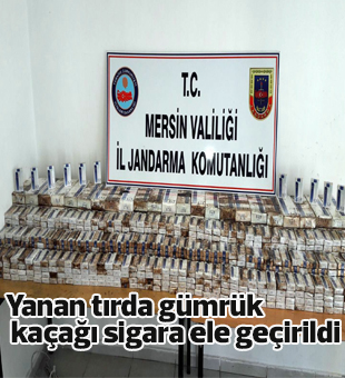 Yanan Tırda Gümrük Kaçağı Sigara Ele Geçirildi