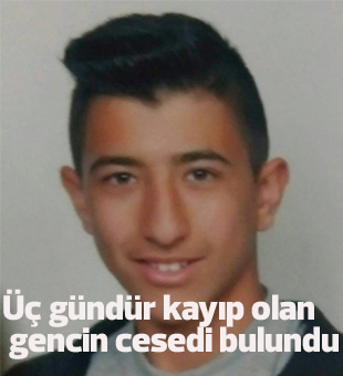 Üç Gündür Kayıp Olan Gencin Cesedi Sulama Kanalında Bulundu