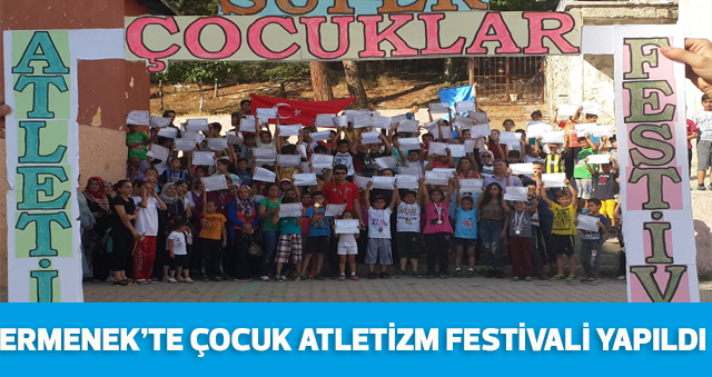 ERMENEK’TE ÇOCUK ATLETİZM FESTİVALİ YAPILDI