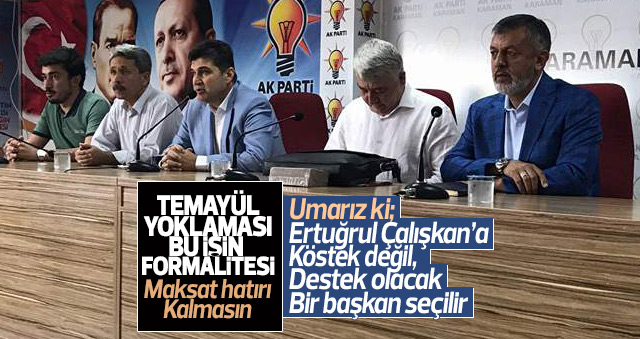 AK Parti temayül yoklaması yaptı