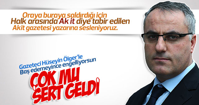 Mehmet Özmen, Hüseyin Ölger’i engelledi