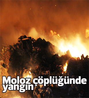 Moloz Çöplüğünde Yangın